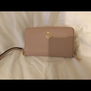 Michael Kors Pink Wristlet Wallet